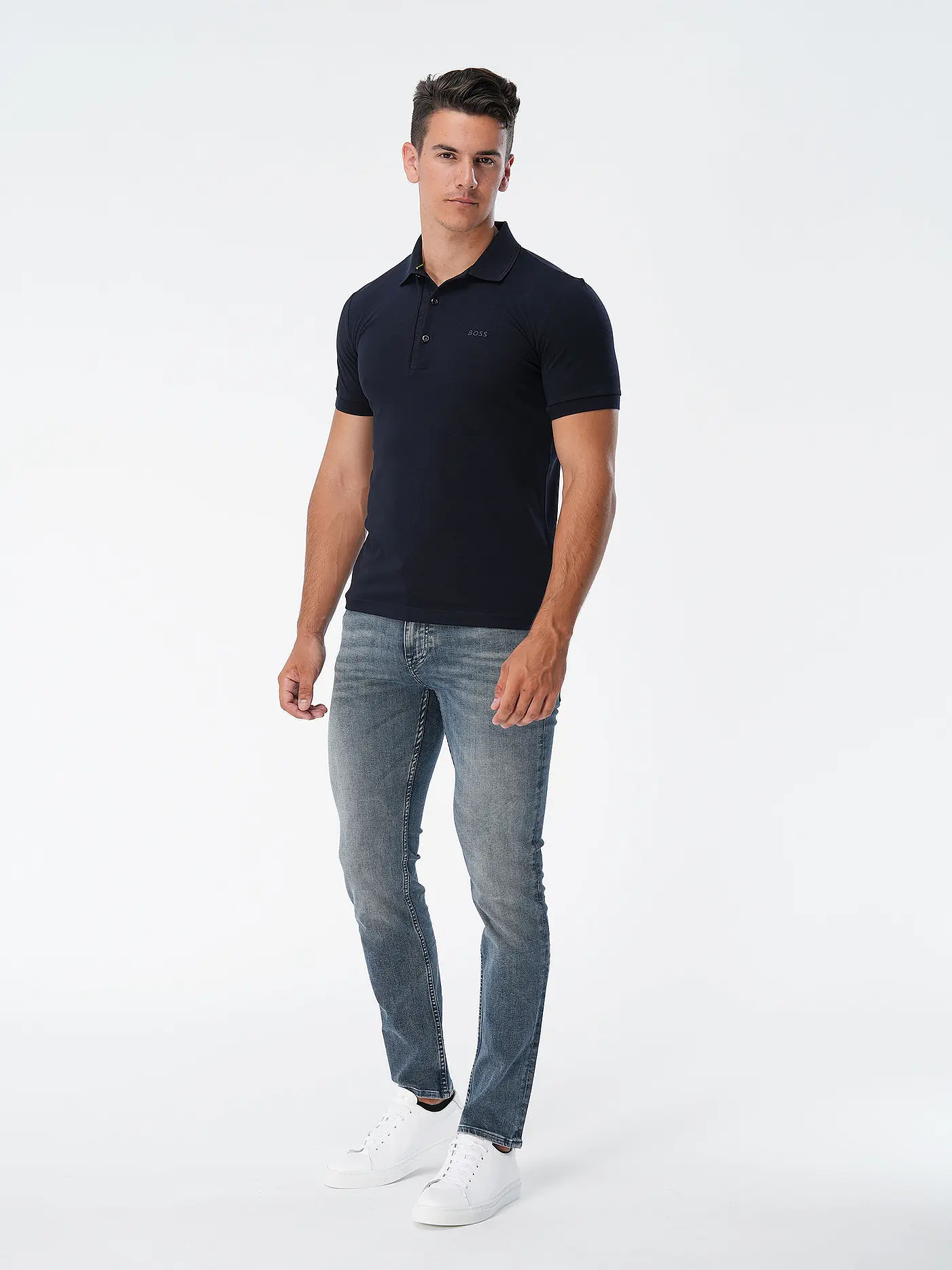 BOSS | Poloshirt Slim Fit PAULE 4 | dunkelblau